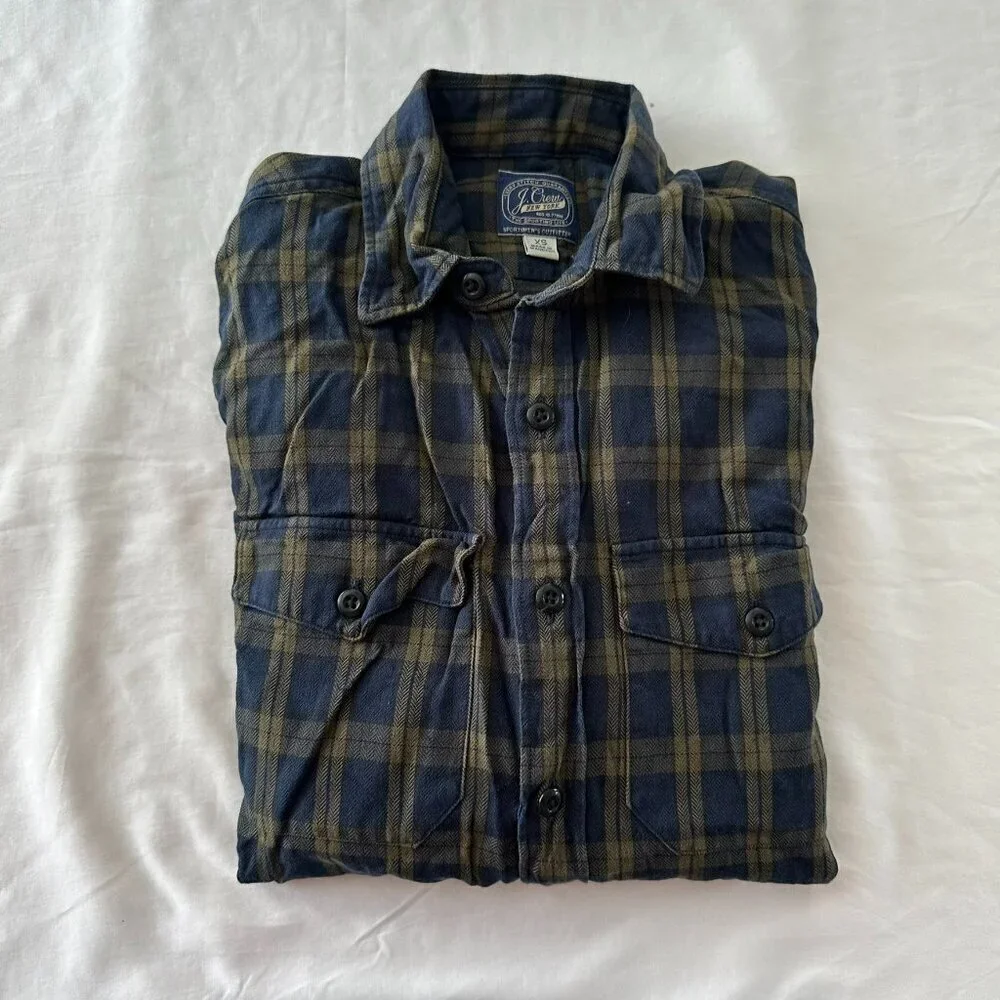 JCrew Flannel Long Sleeve Button Down